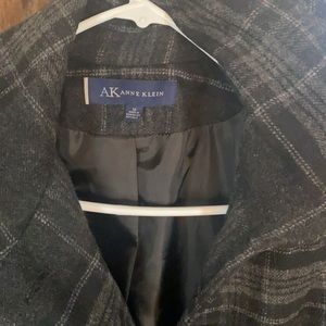 Plaid, Steve Madden belted wool coat.